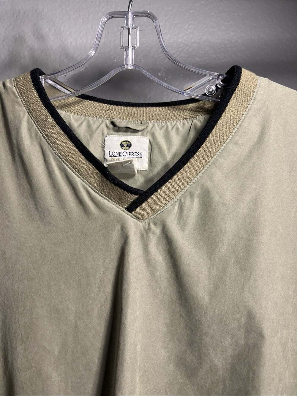 Pebble Beach Golf Jacket Mens Windbreaker Convertible Pullover XL